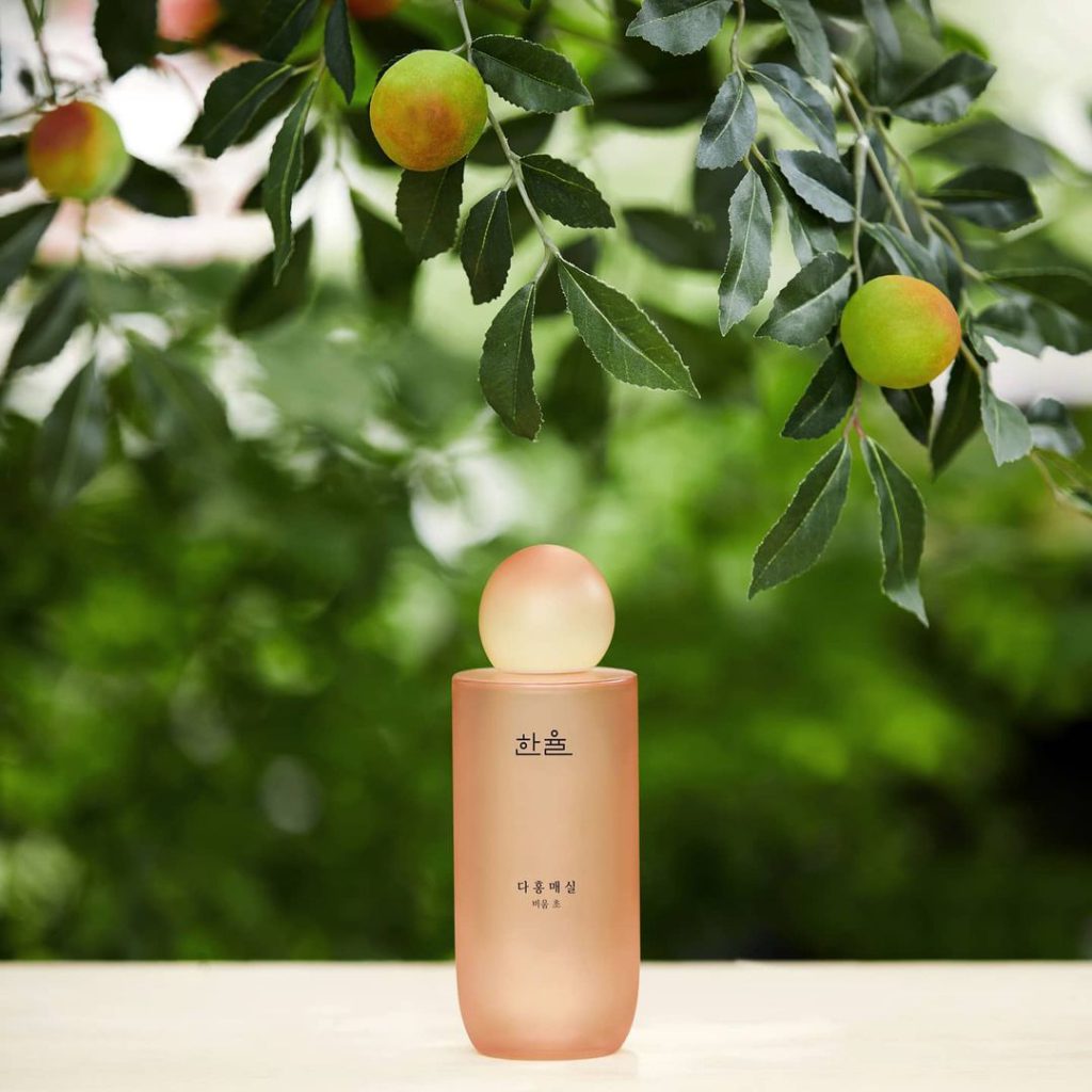 اسنس آلو صورتی هانیولHanyul Pink Plum Vinegar Resetting Essence مولیان